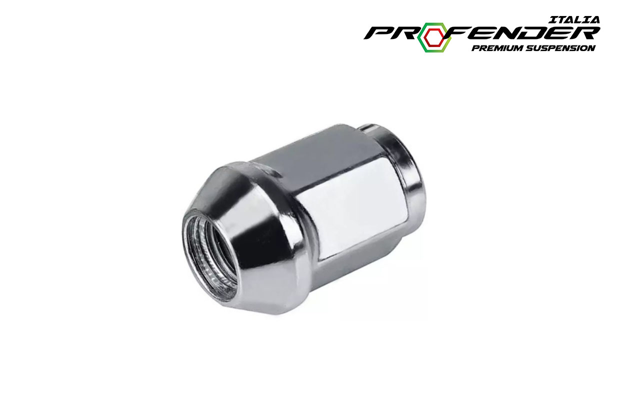 5 Dadi Per Cerchi In Lega Per Honda Civic 2006-2016, Filetto M12x1.5, Lunghezza 27mm, Esagono 19mm, Seduta R12, Colore Argento, Confezione Da 5 Pezzi